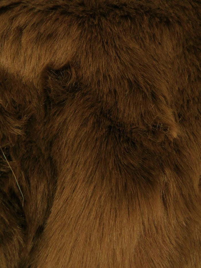 Short Shag Faux Fur Fabric / Cafe / Sold By The Yard