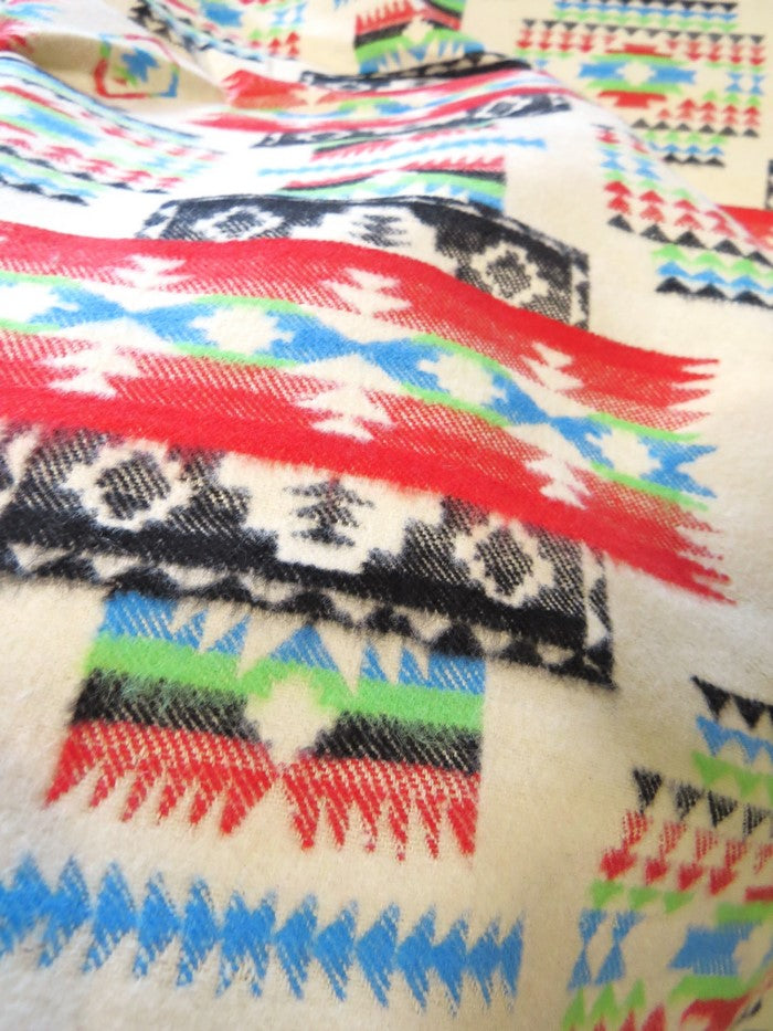 Aztec Indian Brushed Twill Fabric / Navajo / Sold By The Yard-3
