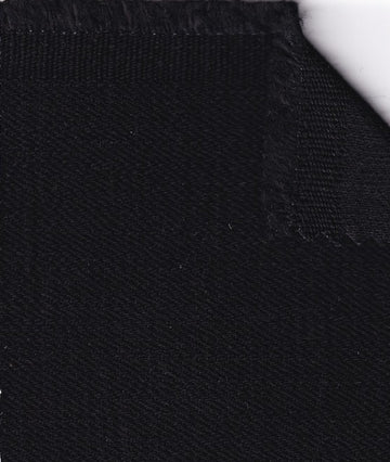Super-Slub Crosshatch - Black - 100% Cotton - 15.5oz Denim