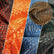 Shiny 3D Serpent Snake Embossed Vinyl Fabric / Sold by the Yard