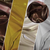 Solid Fetish Wet Glossy Upholstery Leather Vinyl Fabric / Sold By The Yard