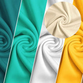 Solid Polyester Interlock Knit Fabric / Sold By The Yard