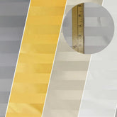 Stripe Jacquard Bridal Satin Fabric / Sold By The Yard