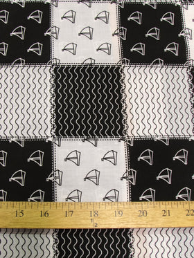 Printed Poly Cotton / Textile Collection / Sold by The Yard - 0