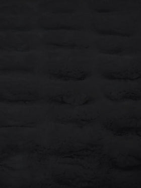 French Stretch Minky Fabric - BLACK