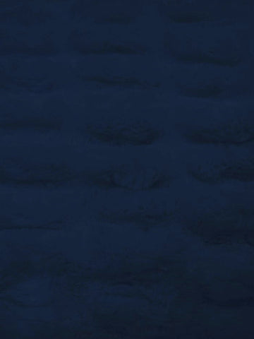 French Stretch Minky Fabric - NAVY BLUE
