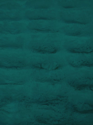French Stretch Minky Fabric - TEAL