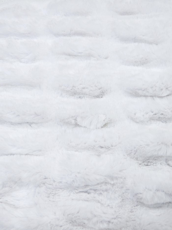 French Stretch Minky Fabric - White