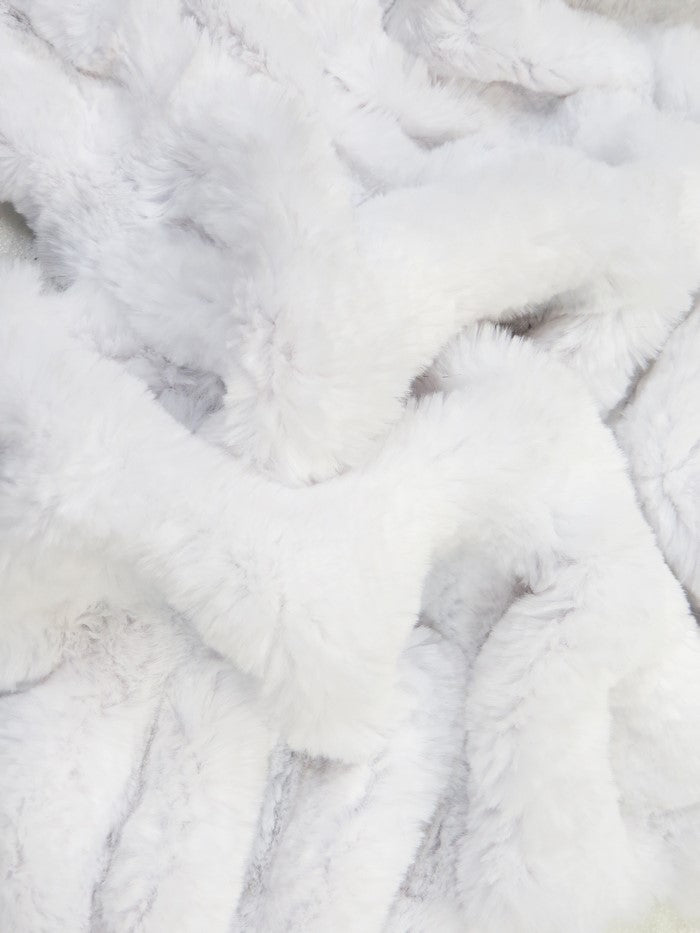 French Stretch Minky Fabric - White