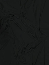 Solid Stretch Spandex Costume Nylon Fabric / Black / Sold By The Yard