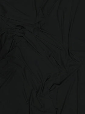 Solid Stretch Spandex Costume Nylon Fabric / Black / Sold By The Yard