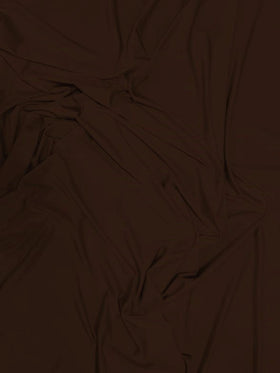 Solid Stretch Spandex Costume Nylon Fabric / Brown / Sold By The Yard