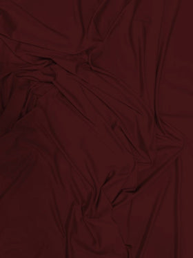 Solid Stretch Spandex Costume Nylon Fabric / Burgundy / Sold By The Yard