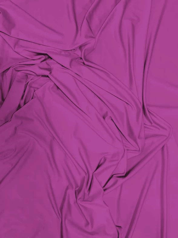 Solid Stretch Spandex Costume Nylon Fabric / Orchid / Sold By The Yard