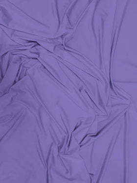 Solid Stretch Spandex Costume Nylon Fabric / Dark Lilac / Sold By The Yard