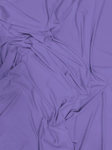 Solid Stretch Spandex Costume Nylon Fabric / Dark Lilac / Sold By The Yard