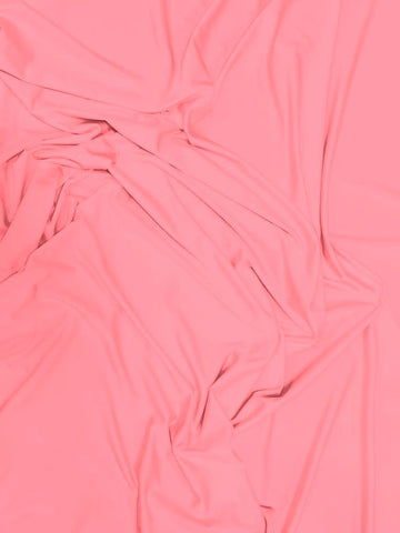 Solid Stretch Spandex Costume Nylon Fabric / Pink / Sold By The Yard