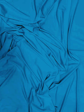Solid Stretch Spandex Costume Nylon Fabric / Electric Blue / Sold By The Yard
