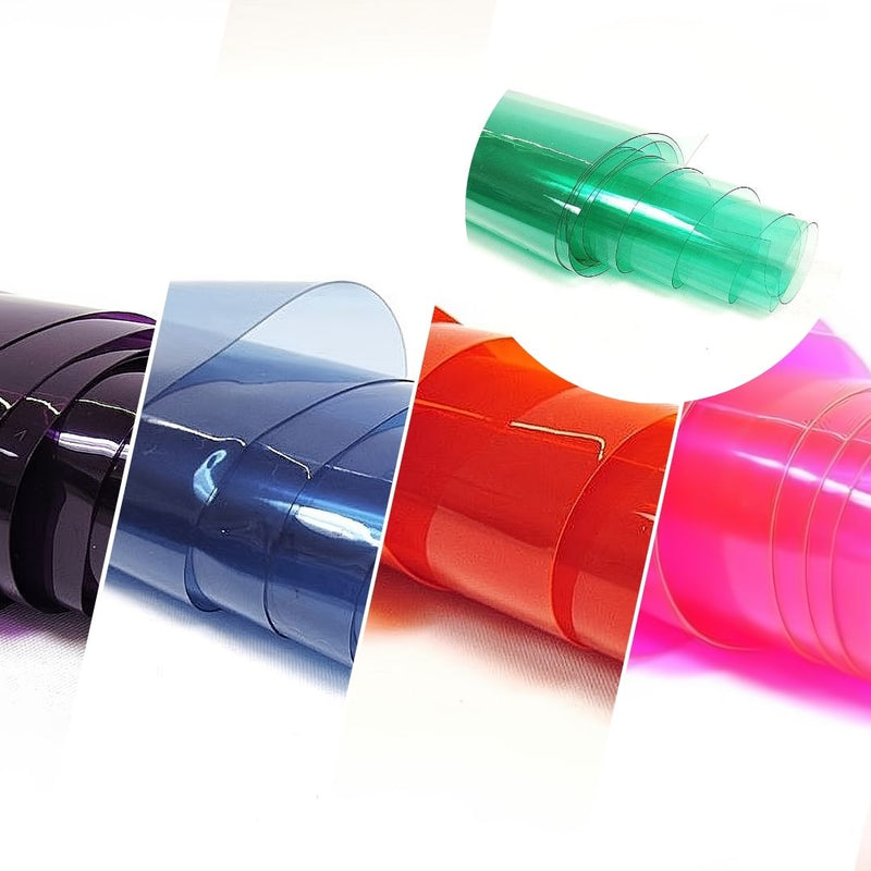 Tinted Plastic Vinyl Fabric / Sold By The Yard