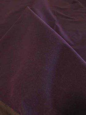 Upholstery Grade Solid Flocking Velvet Fabric / Dark Purple / 40 Yards Roll - 0