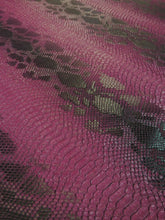 Viper Sopythana Embossed Snake Skin Vinyl Leather Fabric