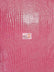 Vinyl Faux Fake Leather Pleather Embossed Shiny Alligator Fabric / Fuchsia / By The Roll - 30 Yards