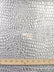 Vinyl Faux Fake Leather Pleather Embossed Shiny Alligator Fabric / Royal Blue / By The Roll - 30 Yards