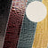 Vinyl Embossed Shiny Amazon Crocodile Fabric / Sold By The Yard