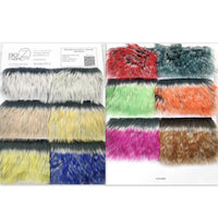 Wild Shadow Faux Fake Fur- Color Card