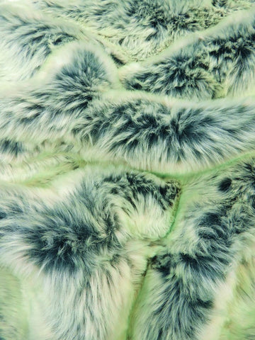 Buy mint-breeze Wild Shadow Faux Fake Fur / Short Pile