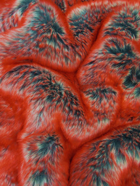 Buy scarlet-drift Wild Shadow Faux Fake Fur / Short Pile