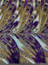 Feather Wing Iridescent Sequin Stretch Mesh Fabric / Sold by the Yard