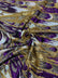 Feather Wing Iridescent Sequin Stretch Mesh Fabric / Sold by the Yard