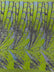 Feather Wing Iridescent Sequin Stretch Mesh Fabric / Sold by the Yard