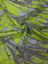 Feather Wing Iridescent Sequin Stretch Mesh Fabric / Sold by the Yard