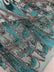 Feather Wing Iridescent Sequin Stretch Mesh Fabric / Sold by the Yard