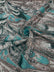 Feather Wing Iridescent Sequin Stretch Mesh Fabric / Sold by the Yard