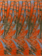 Feather Wing Iridescent Sequin Stretch Mesh Fabric / Sold by the Yard
