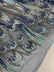 Feather Wing Iridescent Sequin Stretch Mesh Fabric / Sold by the Yard