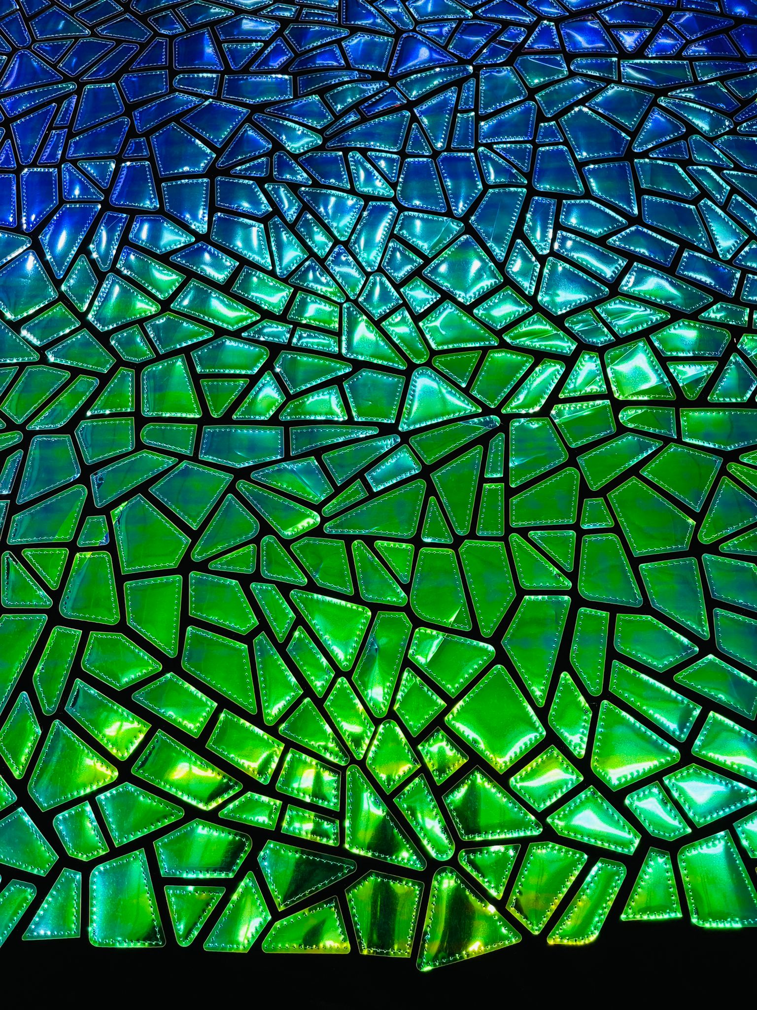 Broken Glass Sequin Velvet Fabric /Sold By The Yard