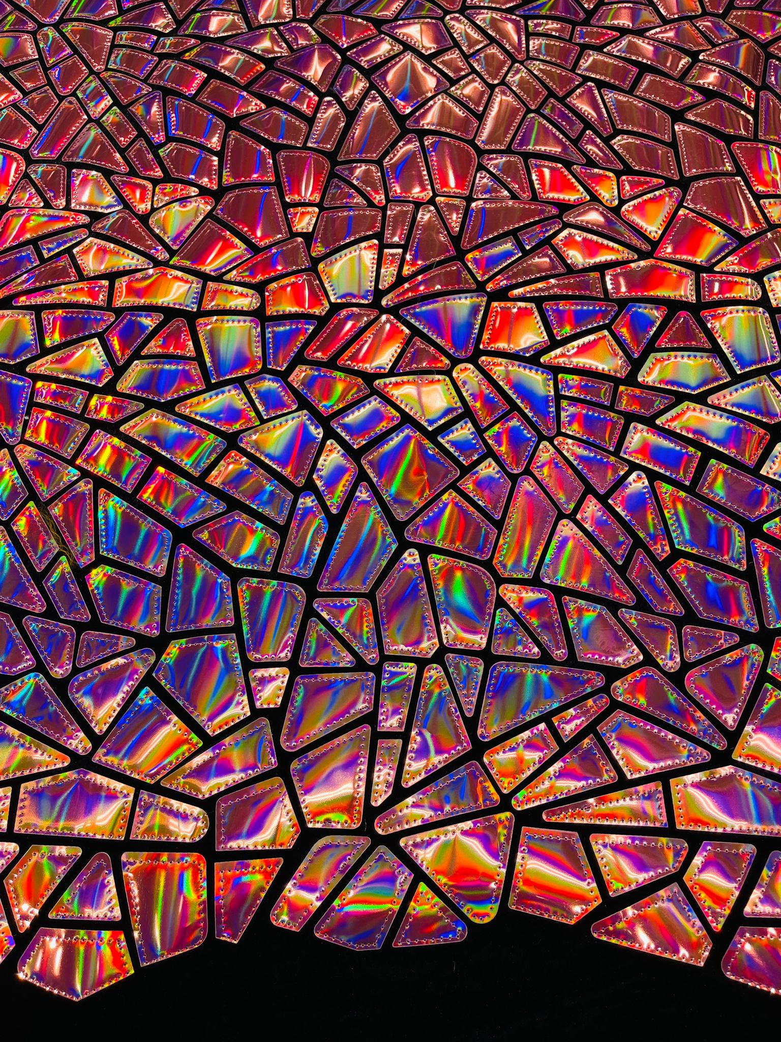 Broken Glass Sequin Velvet Fabric /Sold By The Yard