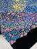Broken Glass Sequin Velvet Fabric /Sold By The Yard