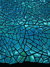 Broken Glass Sequin Velvet Fabric /Sold By The Yard