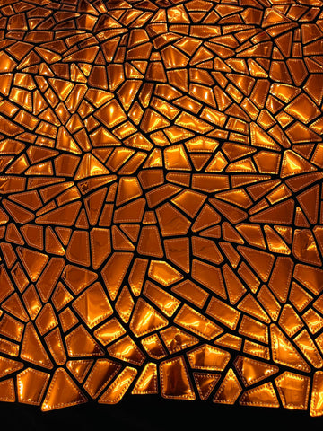 Broken Glass Sequin Velvet Fabric /Sold By The Yard - 0