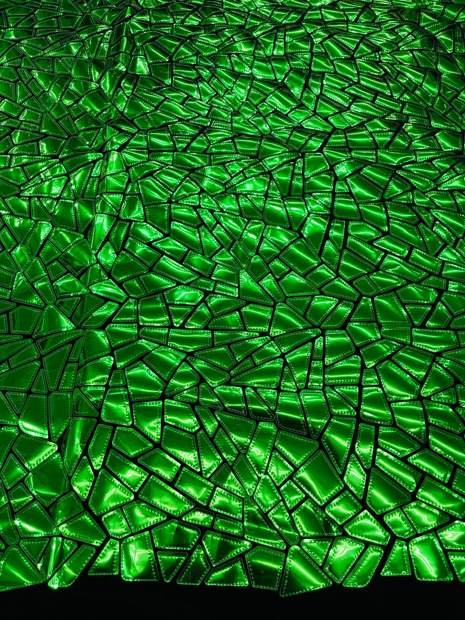 Broken Glass Sequin Velvet Fabric /Sold By The Yard