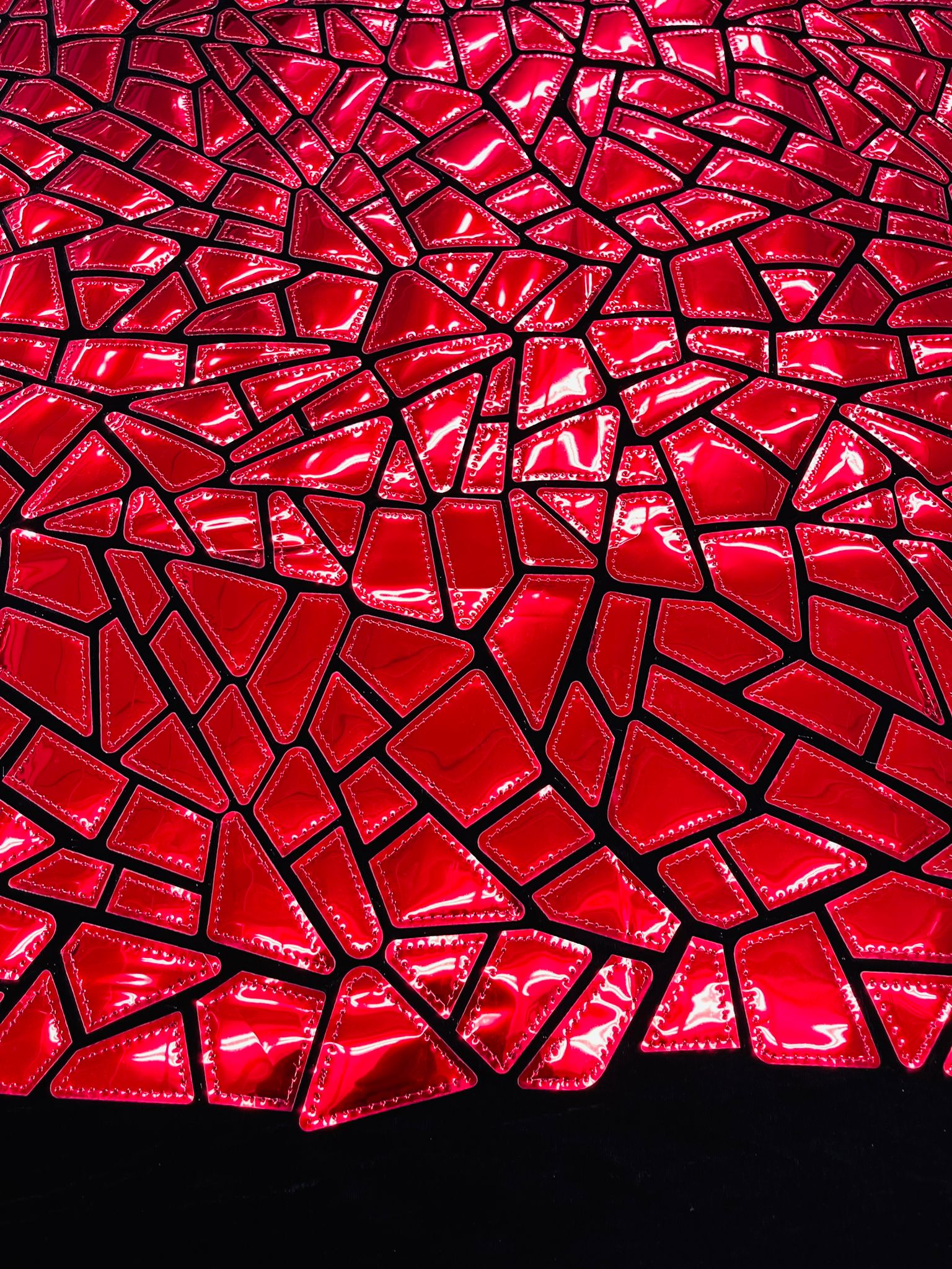 Broken Glass Sequin Velvet Fabric /Sold By The Yard