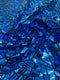 Broken Glass Sequin Velvet Fabric /Sold By The Yard