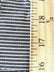 Gray with Natural Stripe Cotton Stretch Denim