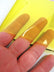 Tinted Plastic Vinyl Fabric / Yellow (12 Gauge) / By The Roll - 30 Yards