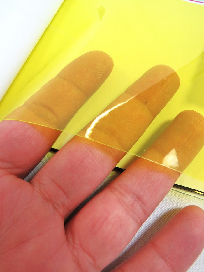 Tinted Plastic Vinyl Fabric / Yellow (12 Gauge) / By The Roll - 60 Yards
